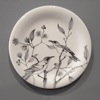 Honeyeaters - handpainted porcelain, diameter 26cm